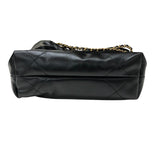 シャネル CHANEL CHANEL22ミニバッグ AS3980 ブラック ゴールド金具 カーフ レディース ショルダーバッグ