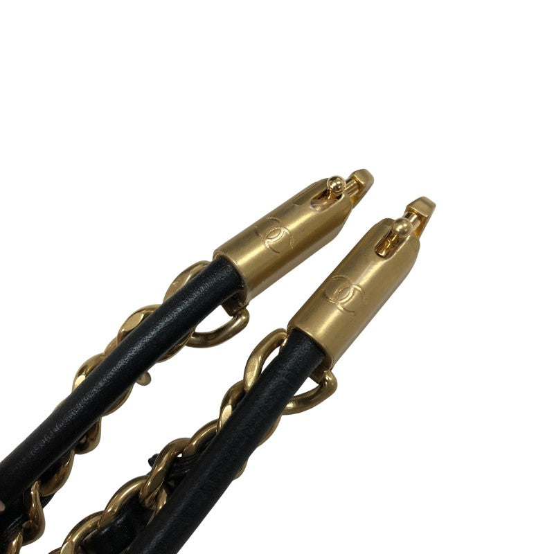シャネル CHANEL CHANEL22ミニバッグ AS3980 ブラック ゴールド金具 カーフ レディース ショルダーバッグ