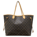 ルイ・ヴィトン LOUIS VUITTON ネヴァーフルGM M40157 ブラウン×GD金具 モノグラムPVC/レザー レディース ショルダーバッグ