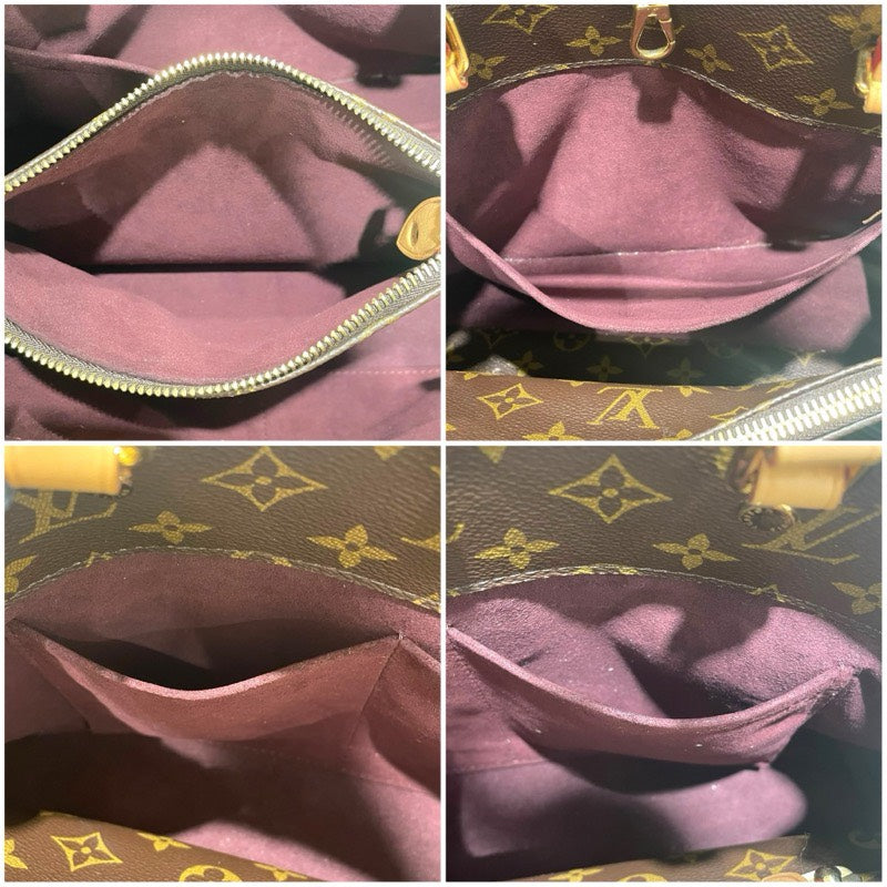 ルイ・ヴィトン LOUIS VUITTON モンテーニュMM M41056 ブラウン モノグラム レディース ハンドバッグ