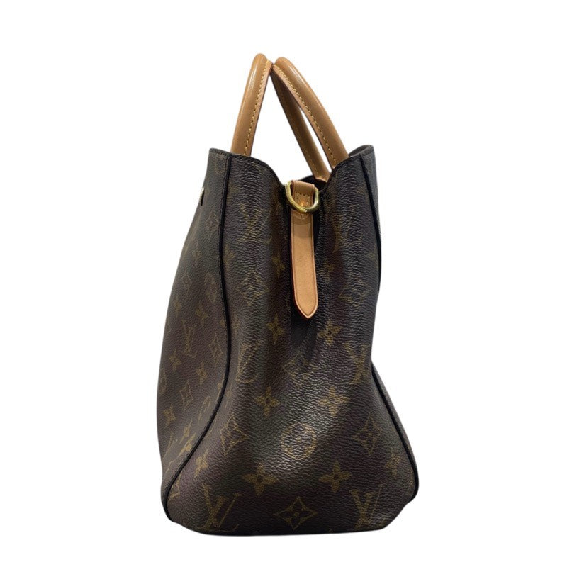 ルイ・ヴィトン LOUIS VUITTON モンテーニュMM M41056 ブラウン モノグラム レディース ハンドバッグ