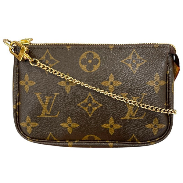 ルイ・ヴィトン LOUIS VUITTON ミニ・ポシェット・アクセソワール M58009 ブラウン モノグラム レディース ショルダーバッグ