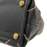 シャネル CHANEL ワイルドステッチ ハンドバッグ A18126 ブラック ゴールド金具 カーフ レディース トートバッグ