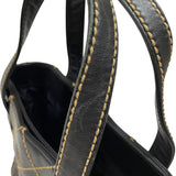 シャネル CHANEL ワイルドステッチ ハンドバッグ A18126 ブラック ゴールド金具 カーフ レディース トートバッグ