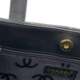 シャネル CHANEL ワイルドステッチ ハンドバッグ A18126 ブラック ゴールド金具 カーフ レディース トートバッグ
