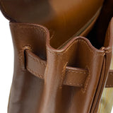 エルメス HERMES ケリー32 内縫い ヴィブラート □F刻 ブラウン ゴールド金具 ボックスカーフ レディース ハンドバッグ ショルダーバッグ