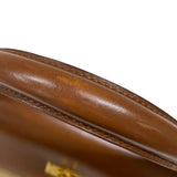 エルメス HERMES ケリー32 内縫い ヴィブラート □F刻 ブラウン ゴールド金具 ボックスカーフ レディース ハンドバッグ ショルダーバッグ