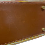 エルメス HERMES ケリー32 内縫い ヴィブラート □F刻 ブラウン ゴールド金具 ボックスカーフ レディース ハンドバッグ ショルダーバッグ