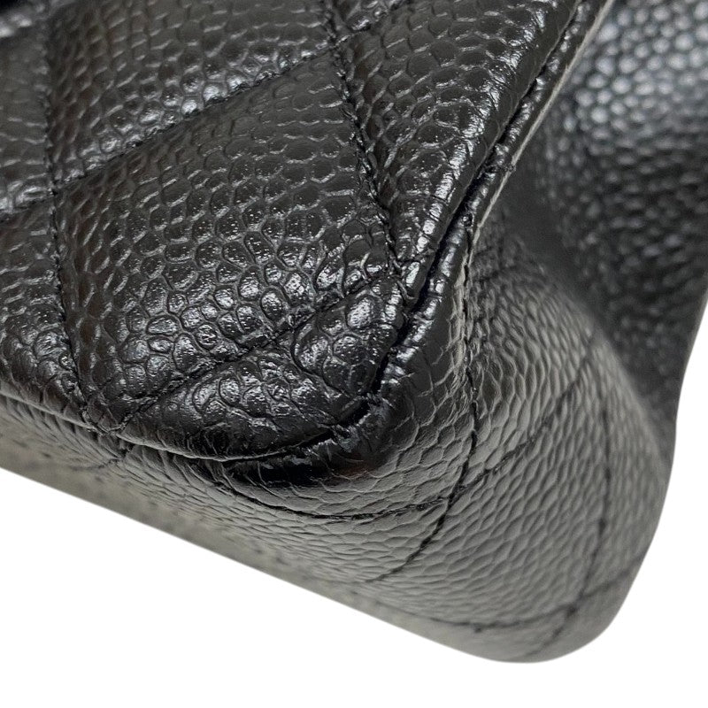 シャネル CHANEL マトラッセ25 A01112 ブラック ゴールド金具 キャビアスキン レディース ショルダーバッグ