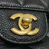 シャネル CHANEL マトラッセ25 A01112 ブラック ゴールド金具 キャビアスキン レディース ショルダーバッグ