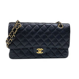 シャネル CHANEL マトラッセ25 A01112 ブラック ゴールド金具 キャビアスキン レディース ショルダーバッグ