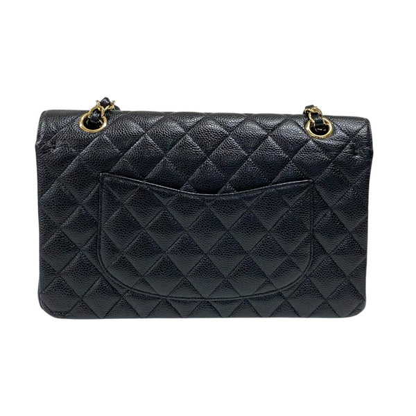 シャネル CHANEL マトラッセ25 A01112 ブラック ゴールド金具 キャビアスキン レディース ショルダーバッグ