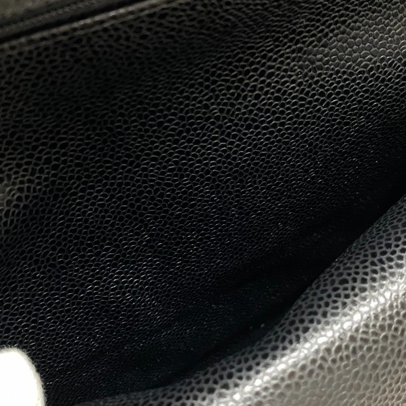 シャネル CHANEL マトラッセ25 A01112 ブラック ゴールド金具 キャビアスキン レディース ショルダーバッグ
