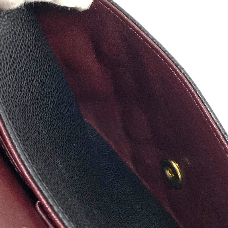 シャネル CHANEL マトラッセ25 A01112 ブラック ゴールド金具 キャビアスキン レディース ショルダーバッグ