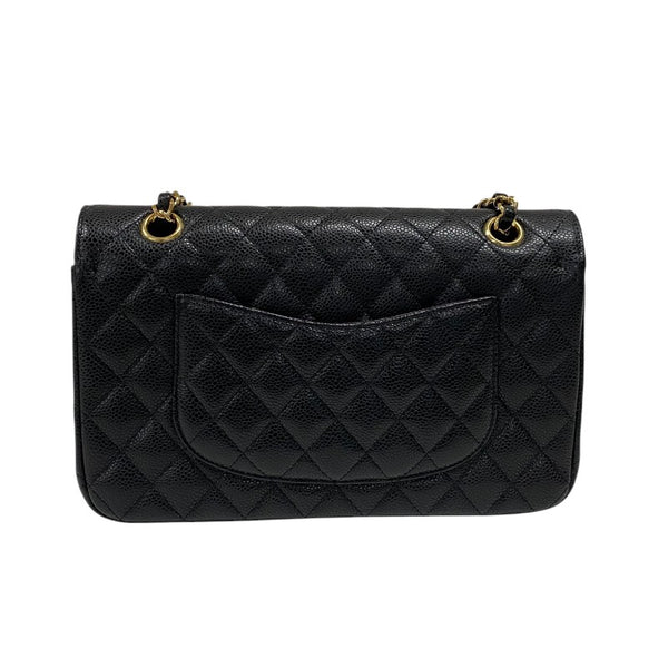 シャネル CHANEL マトラッセ25 A01112 ブラック ゴールド金具 キャビアスキン レディース ショルダーバッグ