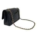 シャネル CHANEL マトラッセ25 A01112 ブラック ゴールド金具 キャビアスキン レディース ショルダーバッグ