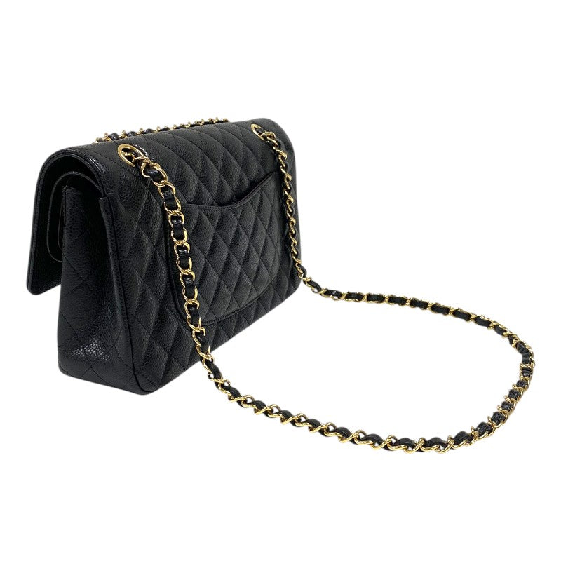 シャネル CHANEL マトラッセ25 A01112 ブラック ゴールド金具 キャビアスキン レディース ショルダーバッグ