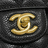 シャネル CHANEL マトラッセ25 A01112 ブラック ゴールド金具 キャビアスキン レディース ショルダーバッグ