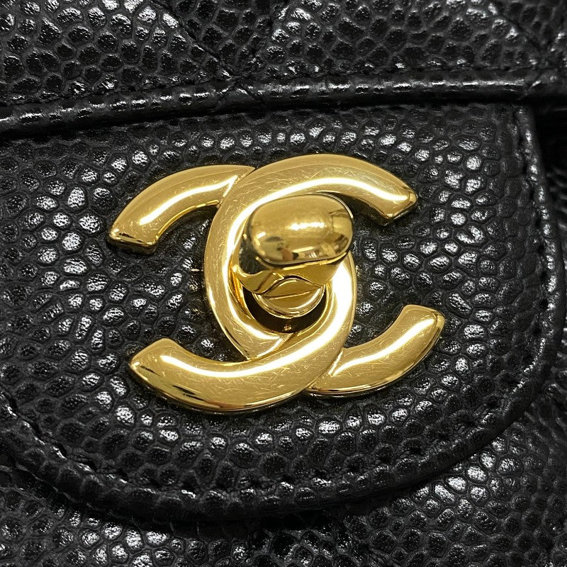 シャネル CHANEL マトラッセ25 A01112 ブラック ゴールド金具 キャビアスキン レディース ショルダーバッグ