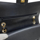 シャネル CHANEL マトラッセ25 A01112 ブラック ゴールド金具 キャビアスキン レディース ショルダーバッグ