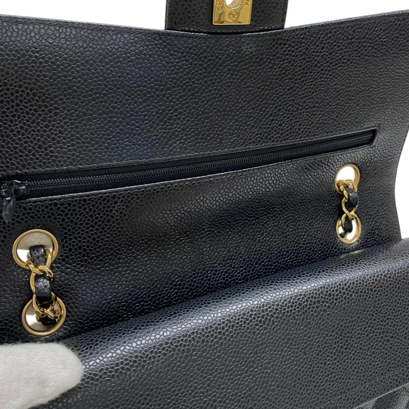 シャネル CHANEL マトラッセ25 A01112 ブラック ゴールド金具 キャビアスキン レディース ショルダーバッグ