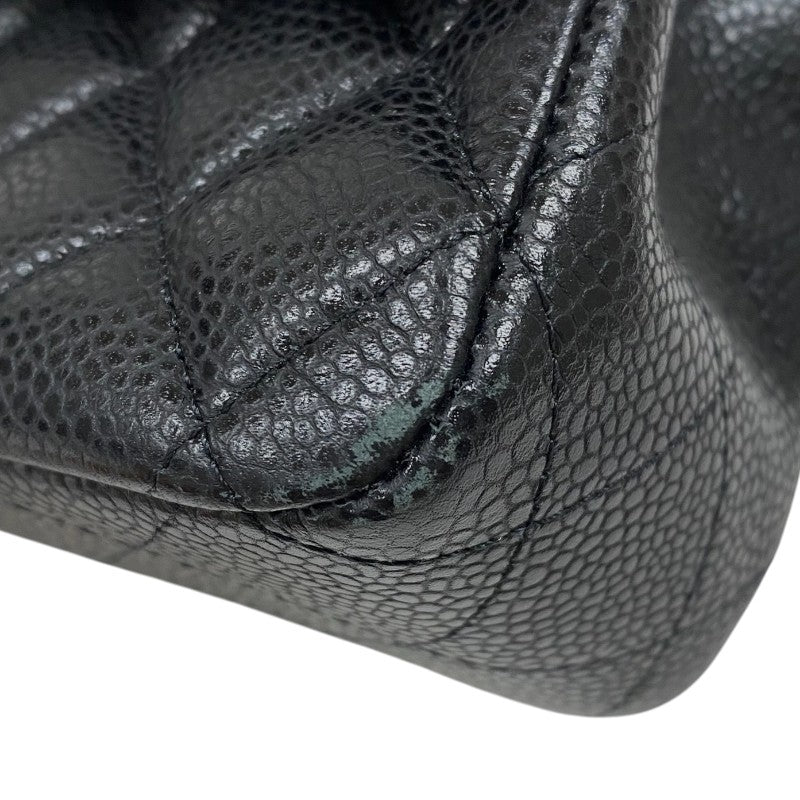 シャネル CHANEL マトラッセ25 A01112 ブラック ゴールド金具 キャビアスキン レディース ショルダーバッグ