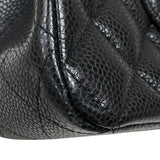 シャネル CHANEL マトラッセ25 A01112 ブラック ゴールド金具 キャビアスキン レディース ショルダーバッグ