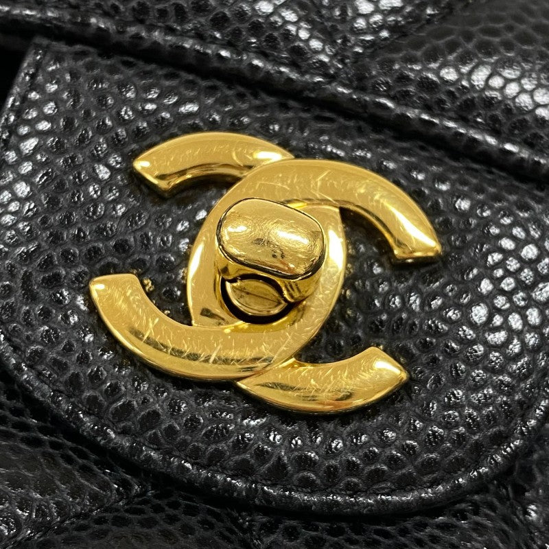 シャネル CHANEL マトラッセ25 A01112 ブラック ゴールド金具 キャビアスキン レディース ショルダーバッグ