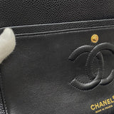 シャネル CHANEL マトラッセ25 A01112 ブラック ゴールド金具 キャビアスキン レディース ショルダーバッグ