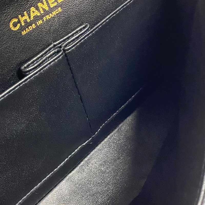 シャネル CHANEL マトラッセ25 A01112 ブラック ゴールド金具 キャビアスキン レディース ショルダーバッグ