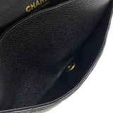 シャネル CHANEL マトラッセ25 A01112 ブラック ゴールド金具 キャビアスキン レディース ショルダーバッグ