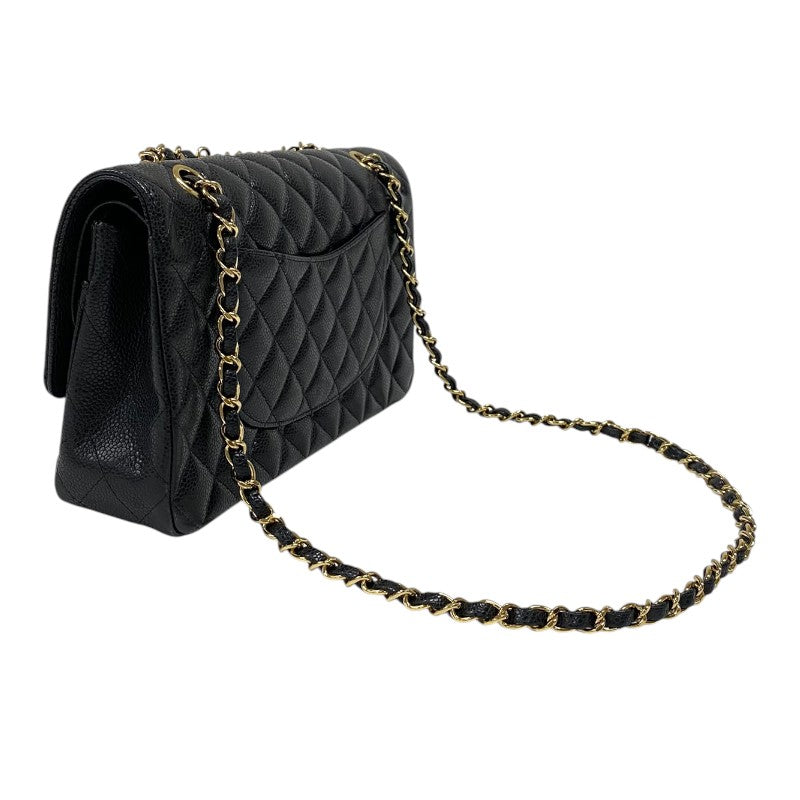 シャネル CHANEL マトラッセ25 A01112 ブラック ゴールド金具 キャビアスキン レディース ショルダーバッグ