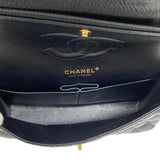 シャネル CHANEL マトラッセ25 A01112 ブラック ゴールド金具 キャビアスキン レディース ショルダーバッグ