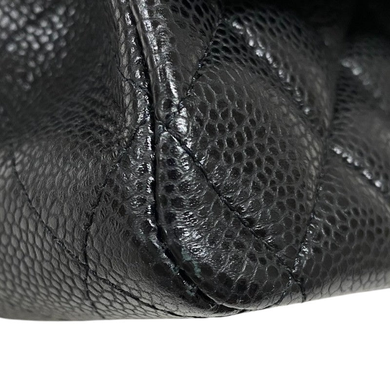 シャネル CHANEL マトラッセ25 A01112 ブラック ゴールド金具 キャビアスキン レディース ショルダーバッグ