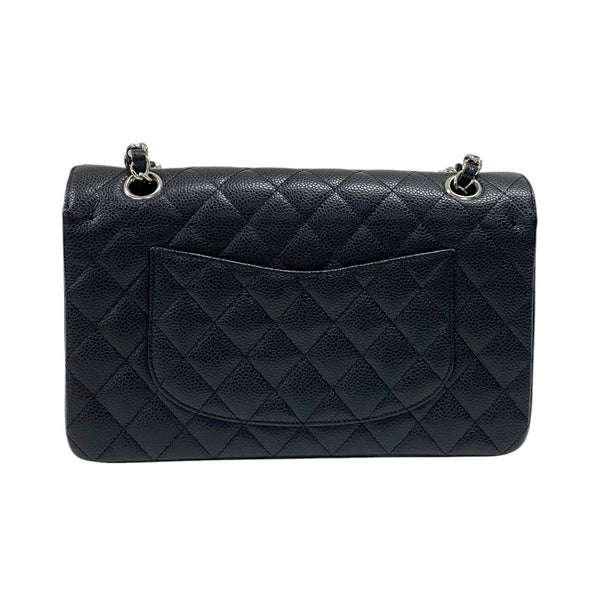 シャネル CHANEL マトラッセ25 A01112 ブラック シルバー金具 キャビアスキン レディース ショルダーバッグ