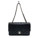 シャネル CHANEL マトラッセ25 A01112 ブラック シルバー金具 キャビアスキン レディース ショルダーバッグ