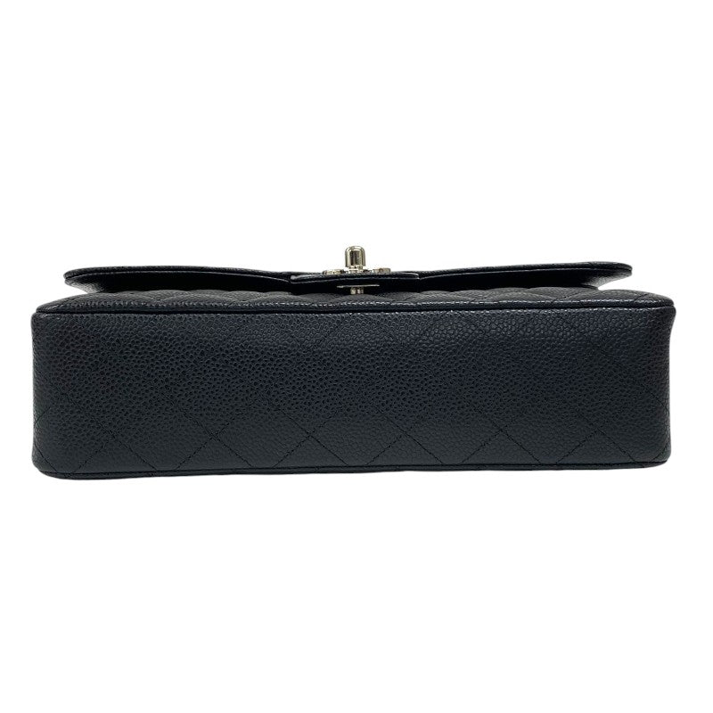 シャネル CHANEL マトラッセ25 A01112 ブラック シルバー金具 キャビアスキン レディース ショルダーバッグ