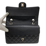 シャネル CHANEL マトラッセ25 A01112 ブラック シルバー金具 キャビアスキン レディース ショルダーバッグ