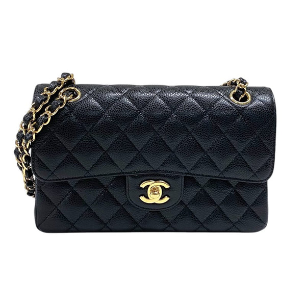 シャネル CHANEL マトラッセ23 A01113 ブラック ゴールド金具 キャビアスキン レディース ショルダーバッグ