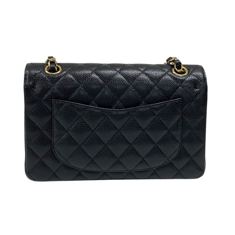 シャネル CHANEL マトラッセ23 A01113 ブラック ゴールド金具 キャビアスキン レディース ショルダーバッグ