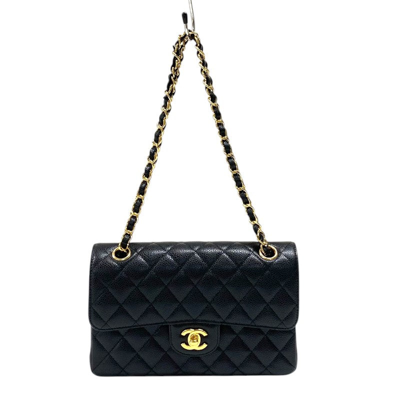 シャネル CHANEL マトラッセ23 A01113 ブラック ゴールド金具 キャビアスキン レディース ショルダーバッグ