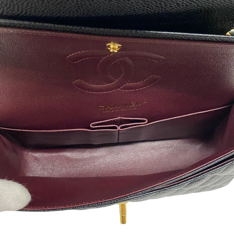 シャネル CHANEL マトラッセ23 A01113 ブラック ゴールド金具 キャビアスキン レディース ショルダーバッグ
