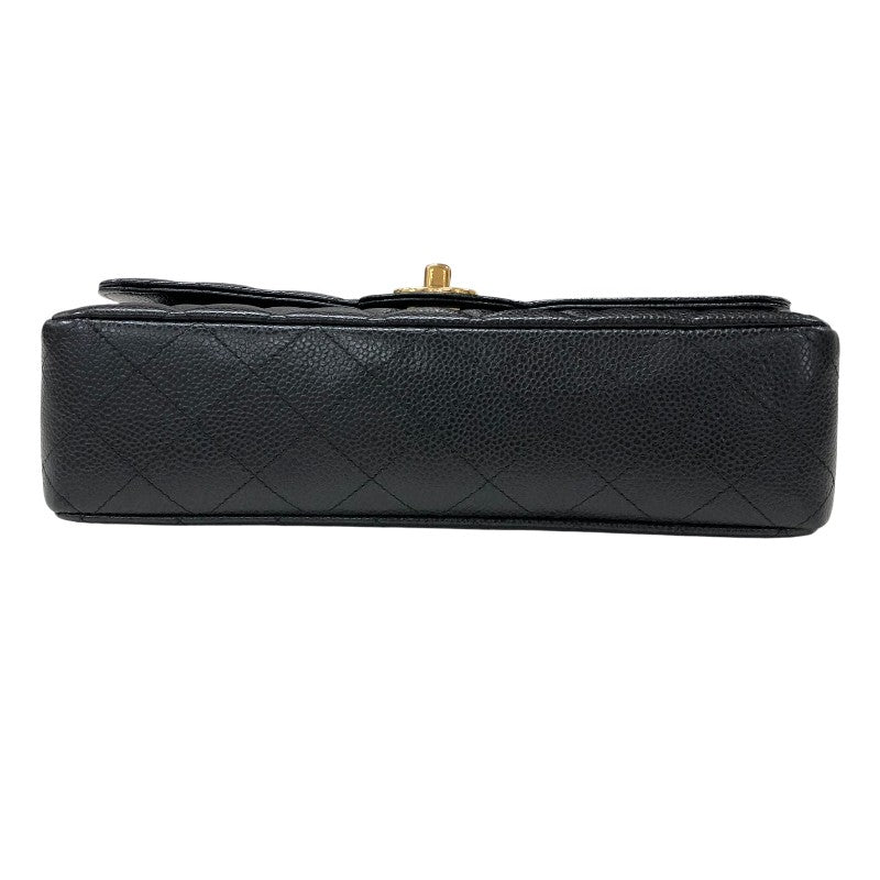 シャネル CHANEL マトラッセ25 A01112 ブラック ゴールド金具 24番台 キャビアスキン レディース ショルダーバッグ