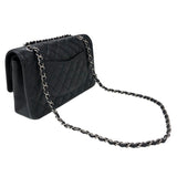 シャネル CHANEL マトラッセ25 A01112 ブラック シルバー金具 14番台 キャビアスキン レディース ショルダーバッグ