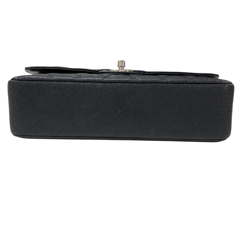 シャネル CHANEL マトラッセ25 A01112 ブラック シルバー金具 14番台 キャビアスキン レディース ショルダーバッグ