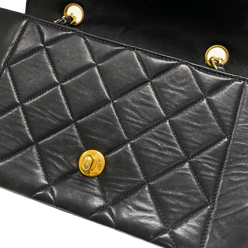 シャネル CHANEL ダイアナ22 A01164 2番台 ブラック ゴールド金具 ラムスキン レディース ショルダーバッグ