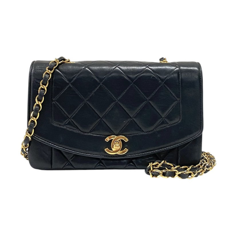 シャネル CHANEL ダイアナ22 A01164 2番台 ブラック ゴールド金具 ラムスキン レディース ショルダーバッグ