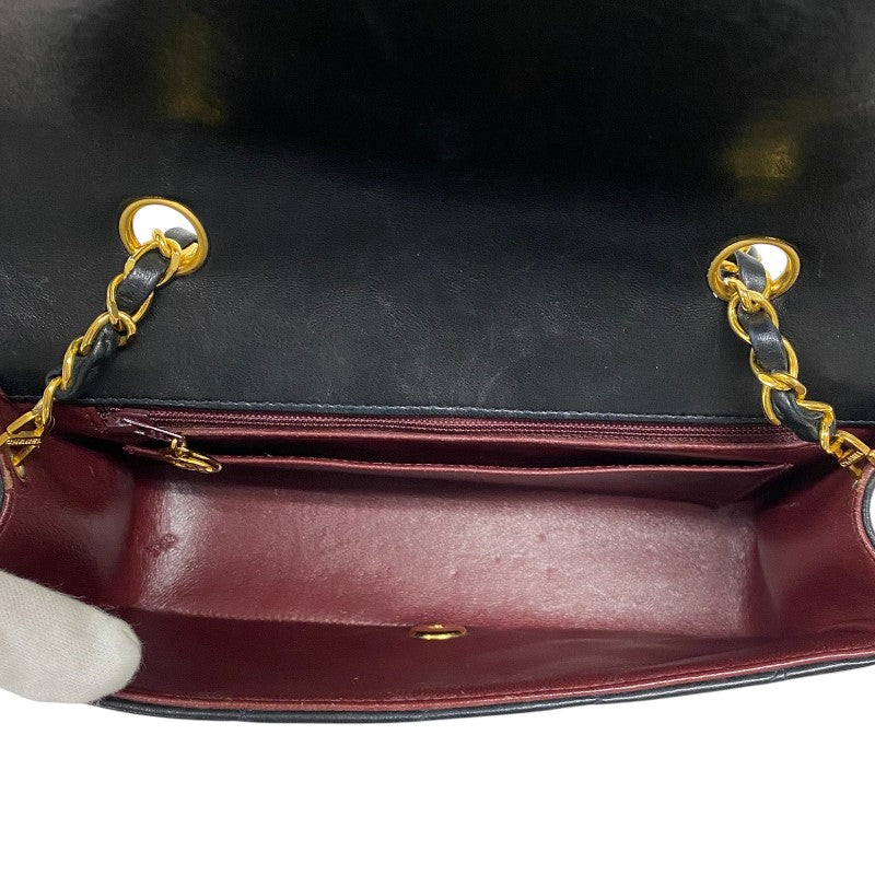 シャネル CHANEL ダイアナ22 A01164 2番台 ブラック ゴールド金具 ラムスキン レディース ショルダーバッグ