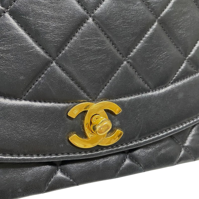 シャネル CHANEL ダイアナ22 A01164 2番台 ブラック ゴールド金具 ラムスキン レディース ショルダーバッグ