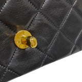 シャネル CHANEL ダイアナ25 A01165 2番台 ブラック ゴールド金具 ラムスキン レディース ショルダーバッグ